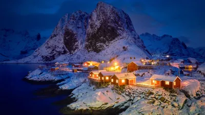 Norvegia: isole Lofoten d'inverno